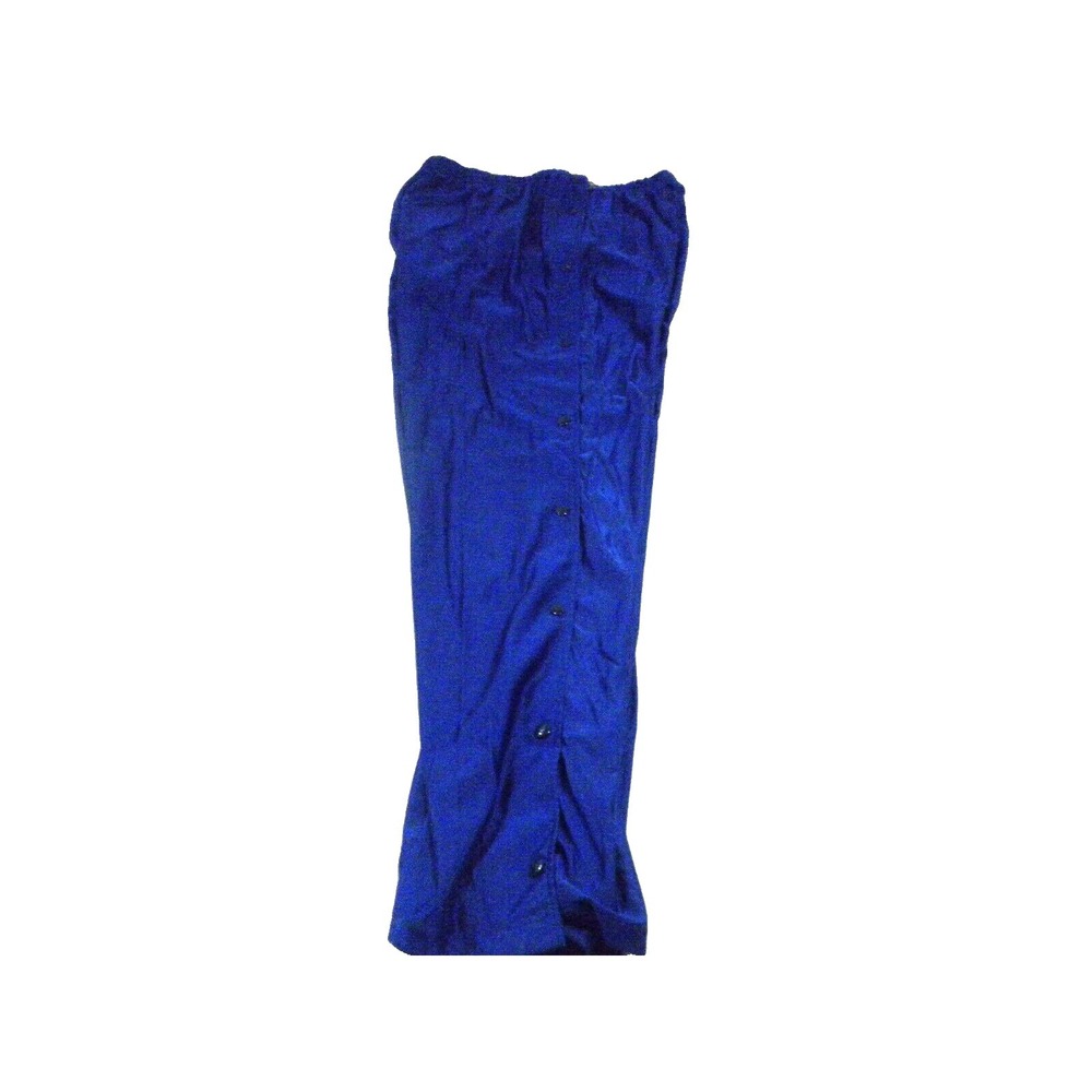 Delong Pants Mens 20 Blue Basketball Break Away Snap Warm‎ Up Track Vintage USA - Picture 6 of 13